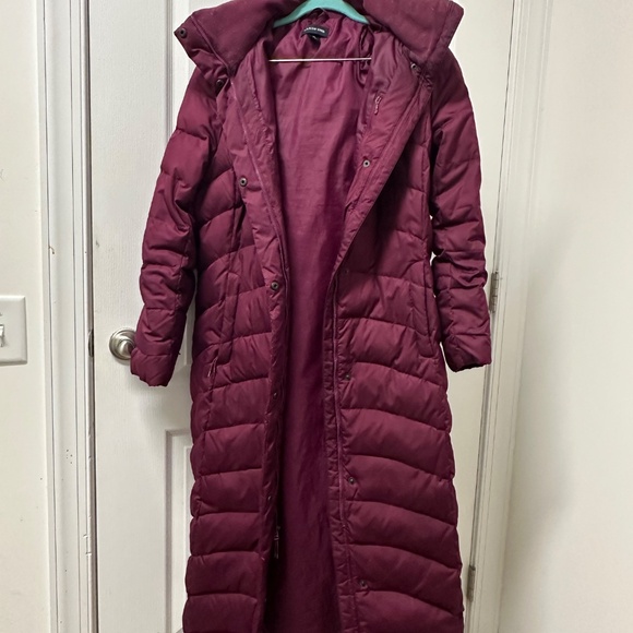 Lands' End Women’s Winter Maxi Down Coat - Picture 3 of 9